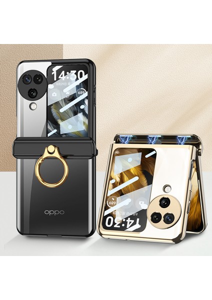 Oppo Find N3 Flip 5g Şeffaf Kılıf Kickstand Galvanik Pc Kapağı (Yurt Dışından) indirimleri