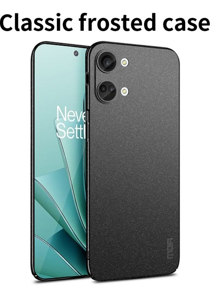 Oneplus Nord 3 5g Telefon Kılıfı Mat Tasarım Anti-Çizelge Sabit Pc Kapağı (Yurt Dışından)