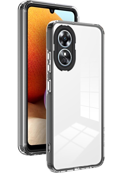 Oppo A98 5g Tpu+Pc Lens Koruması Şok Geçirmez Temiz Telefon Kapağı (Yurt Dışından)