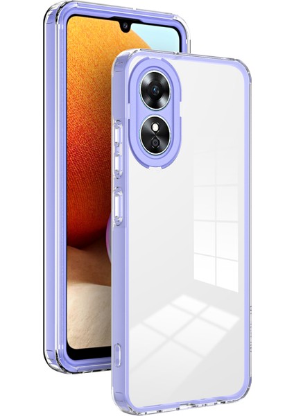 Oppo A98 5g Tpu+Pc Lens Koruması Şok Geçirmez Temiz Telefon Kapağı (Yurt Dışından)