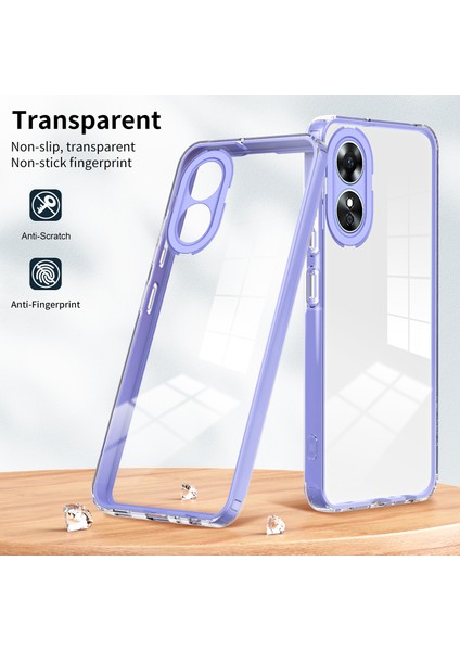 Oppo A98 5g Tpu+Pc Lens Koruması Şok Geçirmez Temiz Telefon Kapağı (Yurt Dışından) fiyatları