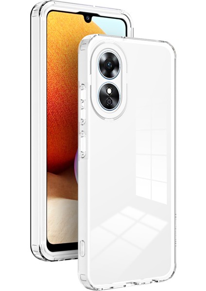 Oppo A98 5g Tpu+Pc Lens Koruması Şok Geçirmez Temiz Telefon Kapağı (Yurt Dışından)