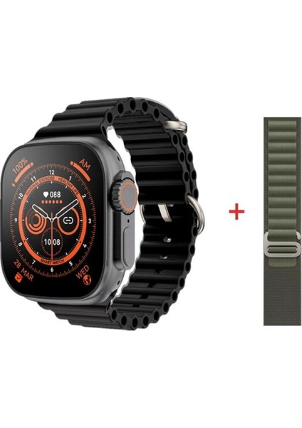 Smart Watchh 8 Ultra 49 mm Süper Gerçek Akıllı Saat Nfc-Gps Özellikli