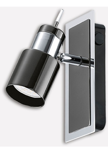 Davida 5 W Ledli Yuvarlak Sıvaüstü Spot Tekli Krom