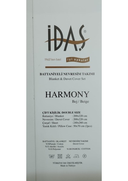 Idaş Battaniyelinevresim Takımıçift KİŞİLİK200X220 modelleri