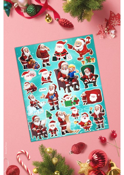 Yılbaşı Sticker Noel Kutlamaları Yılbaşı Çamı Etiket Çıkartma Sticker fiyatları