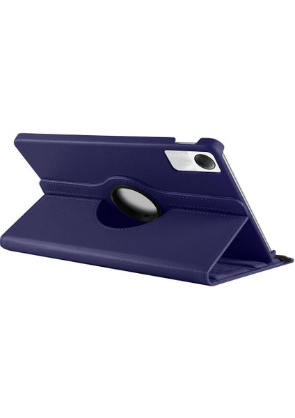 Xiaomi Redmi Pad Se Pu Deri Dönebilen Standlı Kılıf Lacivert
