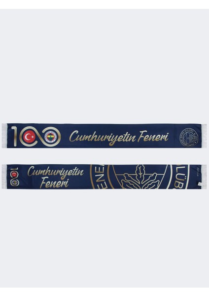 Unısex Cumhuriyetin Feneri Gold Şal