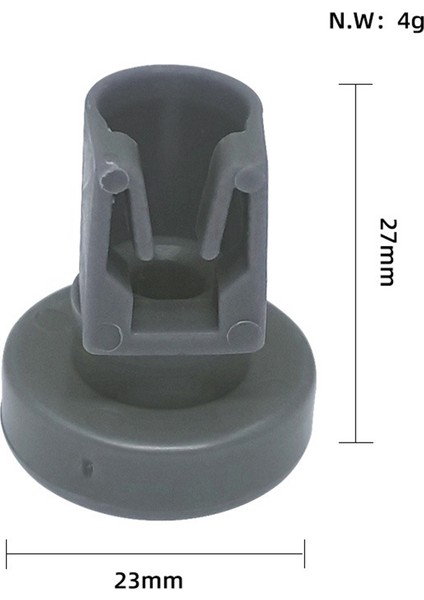 Adet Bulaşık Makinesi Sepeti Tekerleği Aeg Favorit Privileg Zanussi Bulaşık Makinesi Makaralı Tekerlek Alt Sepet Tekerlekleri 23MM (Yurt Dışından)