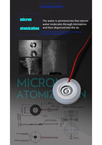 Çift Sprey Atomizasyon Modülü USB Nemlendirici Sürüş Devre Kartı Atomizasyon Deneysel Ekipman Dıy Kuluçka (Yurt Dışından)