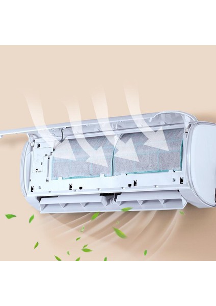 10 Adet Klima Filtreleri Rüzgar Çıkış Kapağı Kendinden Yapışkanlı Kesilebilir Klima Arındırıcı Filtre Net 40X35CM (Yurt Dışından)