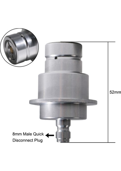 Co2 Adaptörü Soda Akışı Için Fit Terra Duo Sanat Hızlı Bağlantı Adaptörü Su Yapıcı Makinesi Soda Makinesi Konektörü 8mm-A (Yurt Dışından)