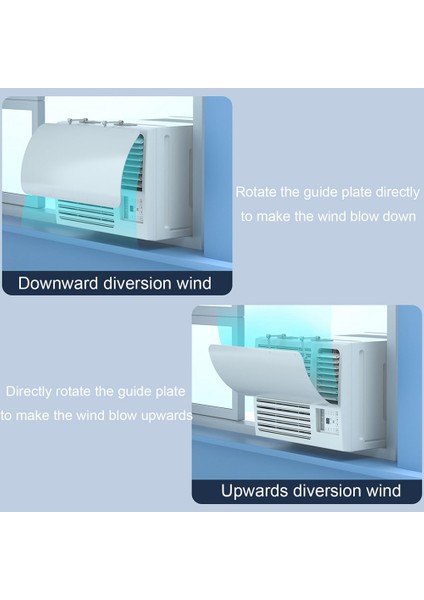 Havalandırma Deflektörü Tavan, Pencere Ac Vent Deflektörü, Ac Vent Deflektörü, Pencere Üniteleri Için Klima Deflektörü (Yurt Dışından)