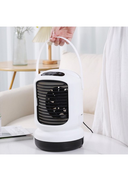Klima Fanı USB Su Su Buharlı Vantilatör Kişisel Hava Soğutma Fanı Masaüstü Nemlendirme Taşınabilir Fan LED Işıkları ile (Yurt Dışından) indirimleri