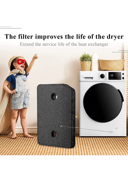 2 Adet Yedek Filtre Miele 9164761 Kurutucu Isı Pompası Kurutucu, Kondenser Kurutucu Filtre Köpük Taban Filtresi Kurutucu Parçaları (Yurt Dışından)