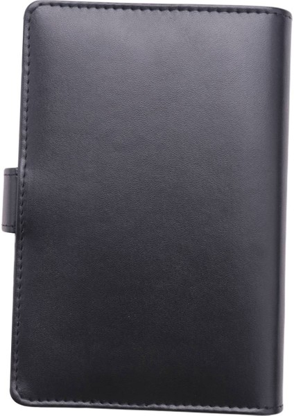 12 Parça A6 Dosya Cebi, Defter Kılıfı, Pu Deri Dosya Kapağı, Fatura Yönetimi, Kart Saklama Alanı-Siyah (Yurt Dışından)
