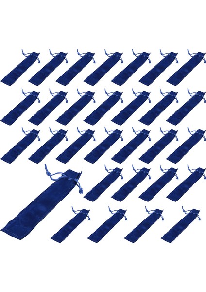 50 Adet Mavi Kadife Kalem Kılıfı Kol Tutucu Tek Kalem Çantası Kılıf Kalem Çantası (Yurt Dışından) modelleri