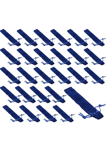 50 Adet Mavi Kadife Kalem Kılıfı Kol Tutucu Tek Kalem Çantası Kılıf Kalem Çantası (Yurt Dışından) fırsatları