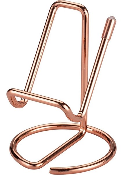 Masa Için Kartvizitlik, Metal Kartvizitlik Ekran Tutucu Standı, Ofis Masaüstü Isimlik Kartı Tutucusu (Gül Altın) (Yurt Dışından)