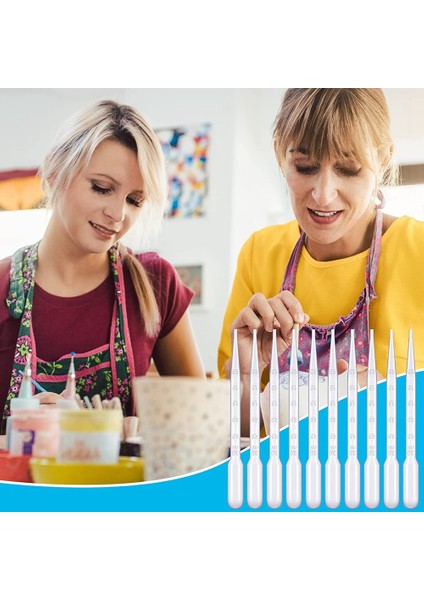 100 Adet 3 ml Plastik Transfer Pipetleri Tek Kullanımlık Kalibre Damlalıklı Pipetler Damlalık 6 Inç Damlalıklı Uçucu (Yurt Dışından) fırsatları