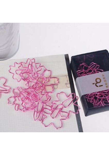 12 Adet/grup En Kalıtelı Kaplama Pembe Ataşlar Sakura Kağıt Iğne Imi Metal Memo Klip Kırtasiye Kiraz Çiçekleri Kutusu Klipler (Yurt Dışından) indirimleri