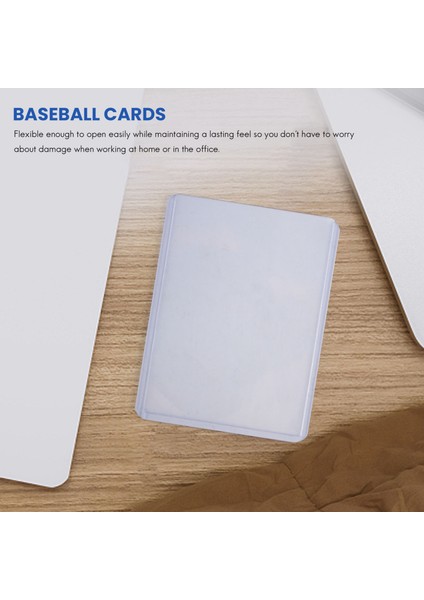 25 Adet Tutucu Üstten Yükleyiciler ve Tahsil Ticaret Basketbol Spor Kartları Için Şeffaf Kollu 35PT Sert Plastik (Yurt Dışından) modelleri