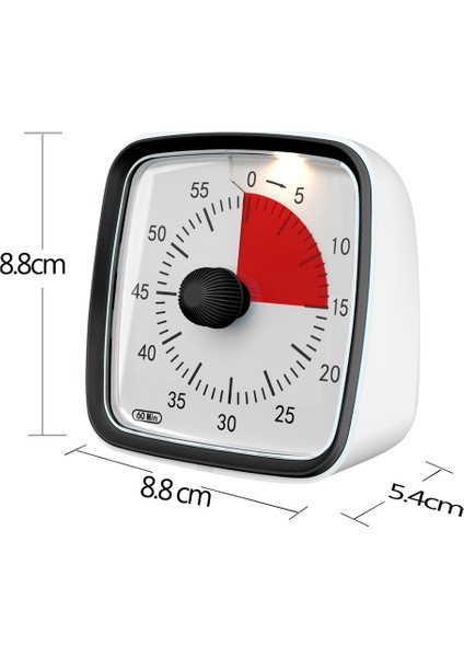 60 Dakikalık Zamanlayıcı, Sınıf Sınıf Zamanlayıcısı, Çocuklar ve Yetişkinler Için Geri Sayım Sayacı, Siyah Öğretimi Için Zaman Yönetimi Aracı (Yurt Dışından) fiyatları