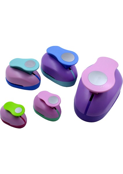 Boyutu Yumruk Craft Delik Kağıt Delgeç 75MM Delik Yuvarlak Zımbalar Kart Stoğu, Tebrik Kartları ve Karalama Defteri Renk Rastgele (Yurt Dışından)