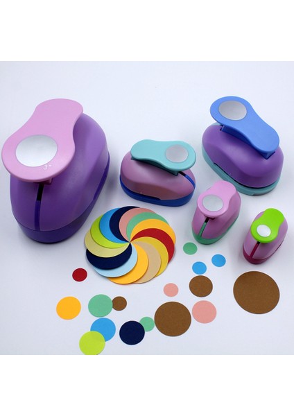 Boyutu Yumruk Craft Delik Kağıt Delgeç 75MM Delik Yuvarlak Zımbalar Kart Stoğu, Tebrik Kartları ve Karalama Defteri Renk Rastgele (Yurt Dışından)