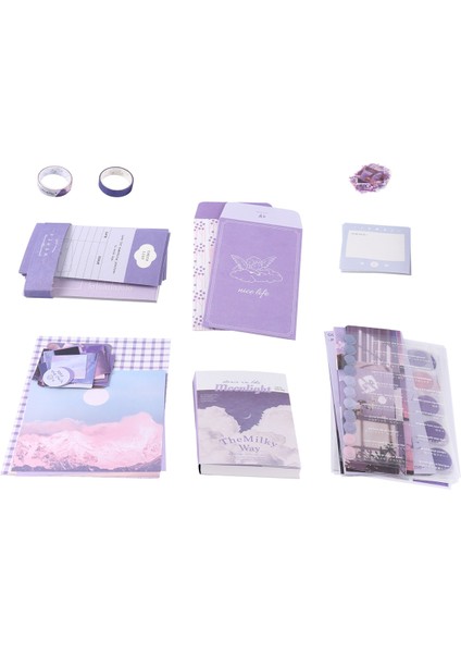 Estetik Albüm Seti (348 Adet), Günlük Tutma/scrapbooking Malzemeleri ile Önemsiz Günlük Seti, Kırtasiye (B) (Yurt Dışından) modelleri