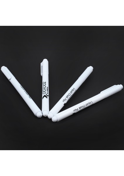 Cam Windows Kara Tahta Blackboard Beyaz Için 4pc Sıvı Tebeşir Kalem Marker (Yurt Dışından)