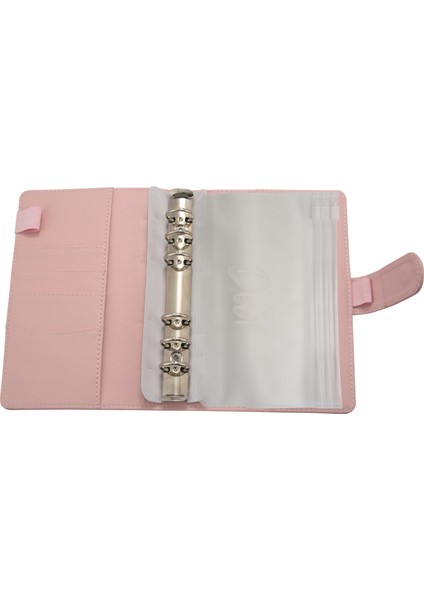 A6 Pu Deri Defter Manyetik Kişisel Planlama Bağlayıcı 12 Bağlayıcı Cepli Bağlayıcı Fermuar Klasörü Fatura Planlama G (Yurt Dışından)