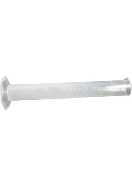 Laboratuvar Seti Için 250 ml Şeffaf Beyaz Plastik Sıvı Ölçümü Dereceli Silindir (Yurt Dışından)