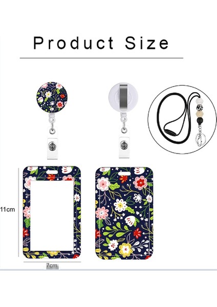 Kimlik Kartı Tutucu Için Sevimli Çiçek Boyunluklar, Boncuklu Kordon ile Kimlik Kartı Sahibi, Kimlik Kartı Tutucu Hemşire Öğretmen Ofis Hediyeleri A (Yurt Dışından) fırsatları