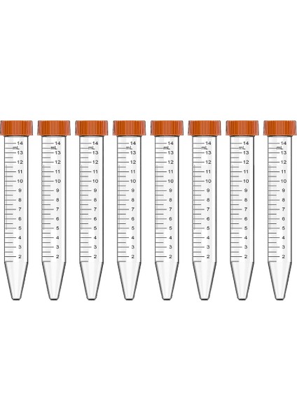 Konik Santrifüj Tüpü - 15ML Santrifüj Tüpleri, Sızdırmaz Vida Kapaklı 25 Adet Steril Tüpler, Konik Tüpler (Yurt Dışından)