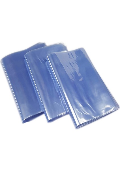 100 Adet Dıy Blower Isı Yalıtım Düz Ağız Pvc Isı Shrink Film Çanta Sarma Su Geçirmez Depolama Şeffaf Plastik Torba 11X30 cm (Yurt Dışından)