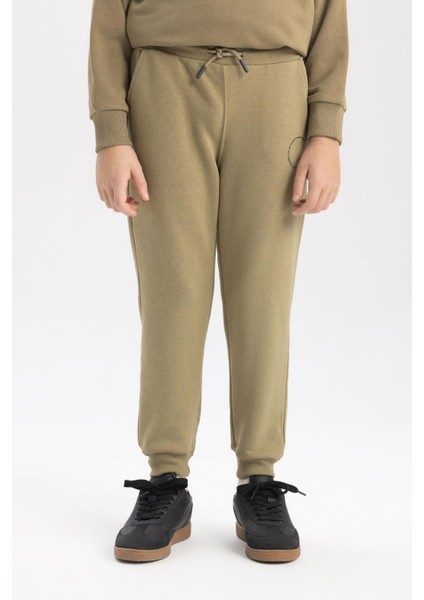 Erkek Çocuk Baskılı Beli Bağcıklı Lastikli Paça Cepli Jogger Eşofman Altı B8927A823CW fırsatları