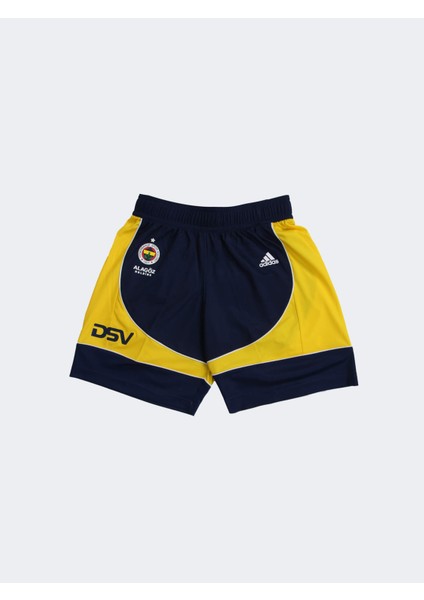 Basket Kadın Lacivert Sarı Maç Şortu
