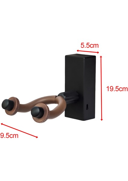 LED Işıklı Gitar Kanca Gitar Duvar Montaj Rafı Yaylı Çalgılar Için Bas Mavi Işık (Yurt Dışından) fiyatları