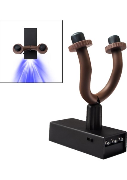 LED Işıklı Gitar Kanca Gitar Duvar Montaj Rafı Yaylı Çalgılar Için Bas Mavi Işık (Yurt Dışından) fırsatları