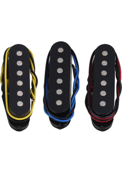 3x Bakır Gitar Manyetikleri Elektro Gitar Aksesuarları Için Köprü Manyetikleri Siyah (Yurt Dışından) indirimleri