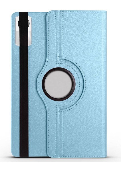 Xiaomi Redmi Pad Se Pu Deri Dönebilen Standlı Kılıf Mavi