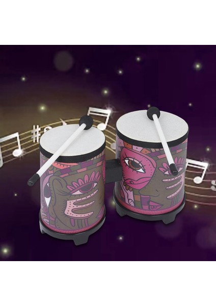 Bongo Drum 4 "-5" Vurmalı Çalgı Müzik Davul Için El Davul (Yurt Dışından)
