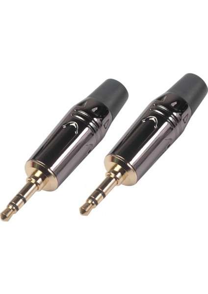 2 Parça 3.5mm Stereo Fişli Gold Kulaklık Ses (Yurt Dışından)