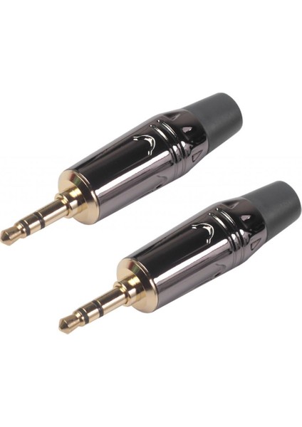 2 Parça 3.5mm Stereo Fişli Gold Kulaklık Ses (Yurt Dışından)