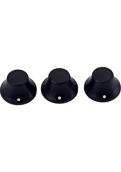 3 Ahşap Düğmesi Abanoz Kaplama Ses Aksesuarları (Yurt Dışından)