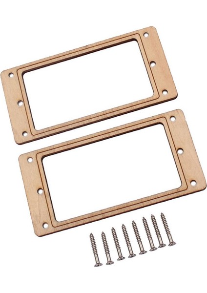 Elektro Aksesuarları Için Ahşap Humbucker Pikap Flatesi (Yurt Dışından) fırsatları