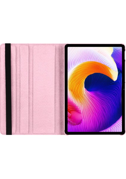 Xiaomi Redmi Pad Se Pu Deri Dönebilen Standlı Kılıf Pembe