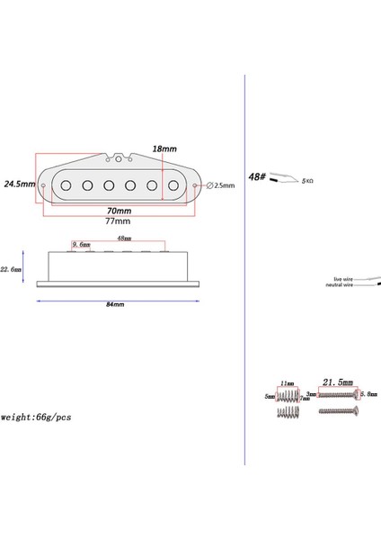 Akustik Için Icısı Tek Bobinli Manyetikler (Yurt Dışından) modelleri