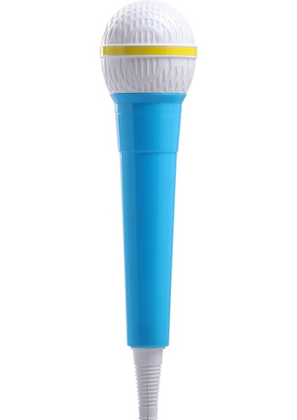 Şişme Mikrofon Prop Müzik Aksesuarı Oyuncak Mikrofon 20X5.3X1.1CM Mavi (Yurt Dışından)